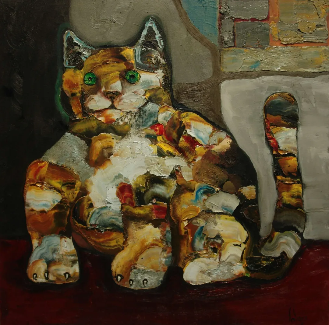 MURAT TOLGA — “İsimsiz”, 2021 "İsimsiz" eseri MURAT TOLGA tarafından 2021 yılında 60x60 cm ölçülerinde Tuval üzeri yağlı boya tekniği ile yapılmıştır.