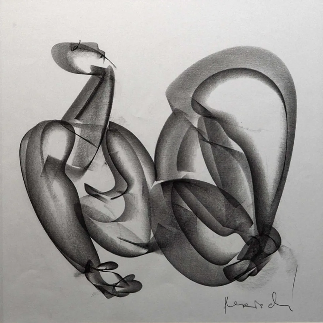 ALİ HERİSCHİ — “İsimsiz” "İsimsiz" eseri ALİ HERİSCHİ tarafından 40x40 cm ölçülerinde Kağıt üzeri füzen tekniği ile yapılmıştır.