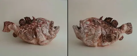 "İsimsiz" eseri MURAT TOLGA tarafından 2022 yılında 20x40x18 cm ölçülerinde Seramik, 1040 °C tekniği ile yapılmıştır.