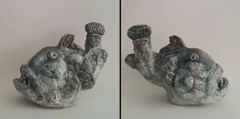 "İsimsiz" eseri MURAT TOLGA tarafından 2022 yılında 18x24x14 cm ölçülerinde Seramik, 1040 °C tekniği ile yapılmıştır.