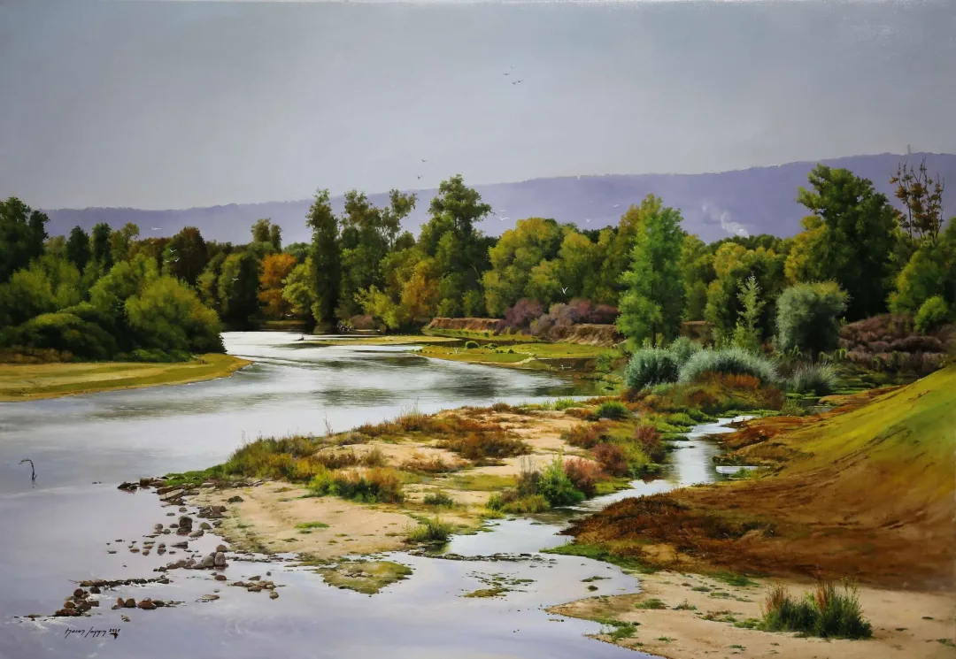 HASAN SAYGIN — “La Loire”, 2021 "La Loire" eseri HASAN SAYGIN tarafından 2021 yılında 116x81 cm ölçülerinde Tuval üzeri yağlı boya tekniği ile yapılmıştır.