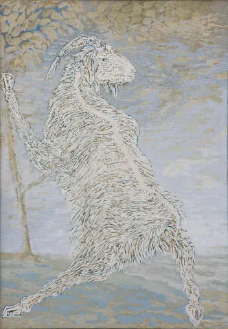 Bu eser ATAÇ ELALMIŞ tarafından 2000 yılında 100x70 cm ölçülerinde Tuval üzeri yağlı boya tekniği ile yapılmıştır.