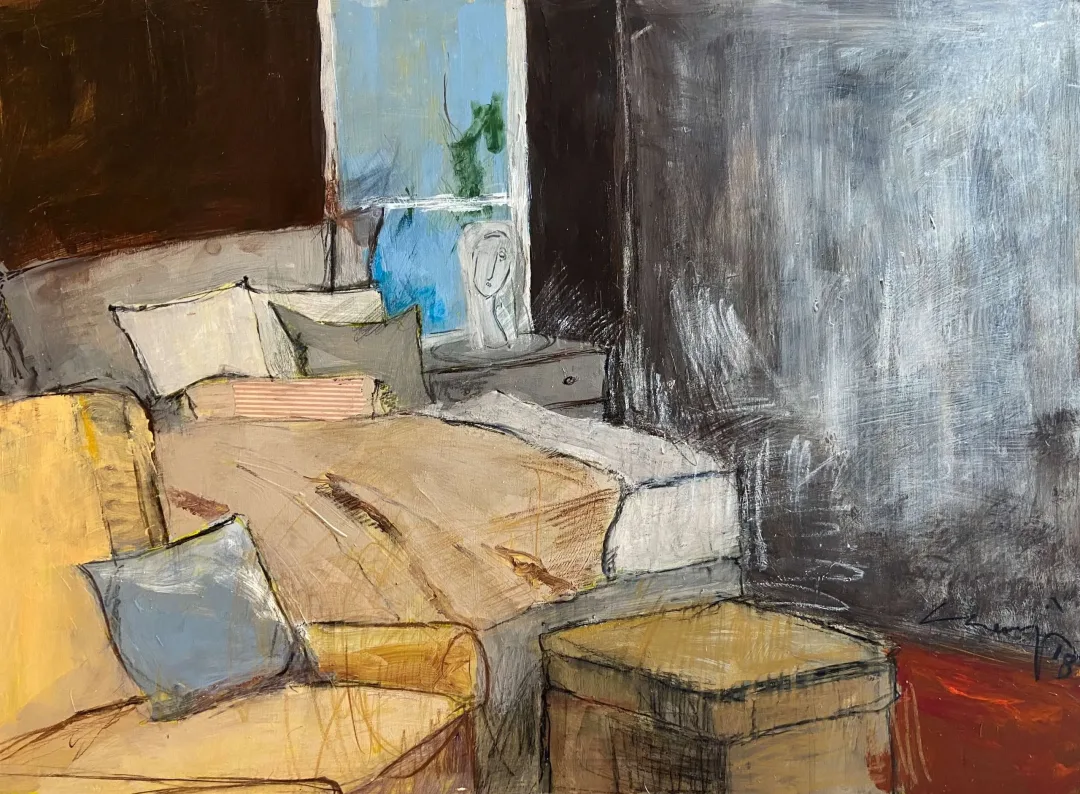 yakınlaştır "dün" eseri BENGÜ BAHAR tarafından 2018 yılında 50x70 cm ölçülerinde Dekota üzeri akrilik tekniği ile yapılmıştır.