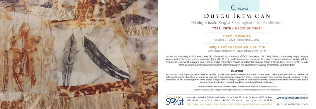 DUYGU İREM CAN — sergiden görünüm