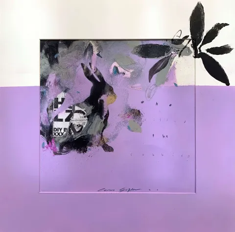 "Bunny" eseri FAİKA CEREN ÇAĞLAR tarafından 2021 yılında 30x30 cm ölçülerinde Kağıt üzeri karışık teknik tekniği ile yapılmıştır.