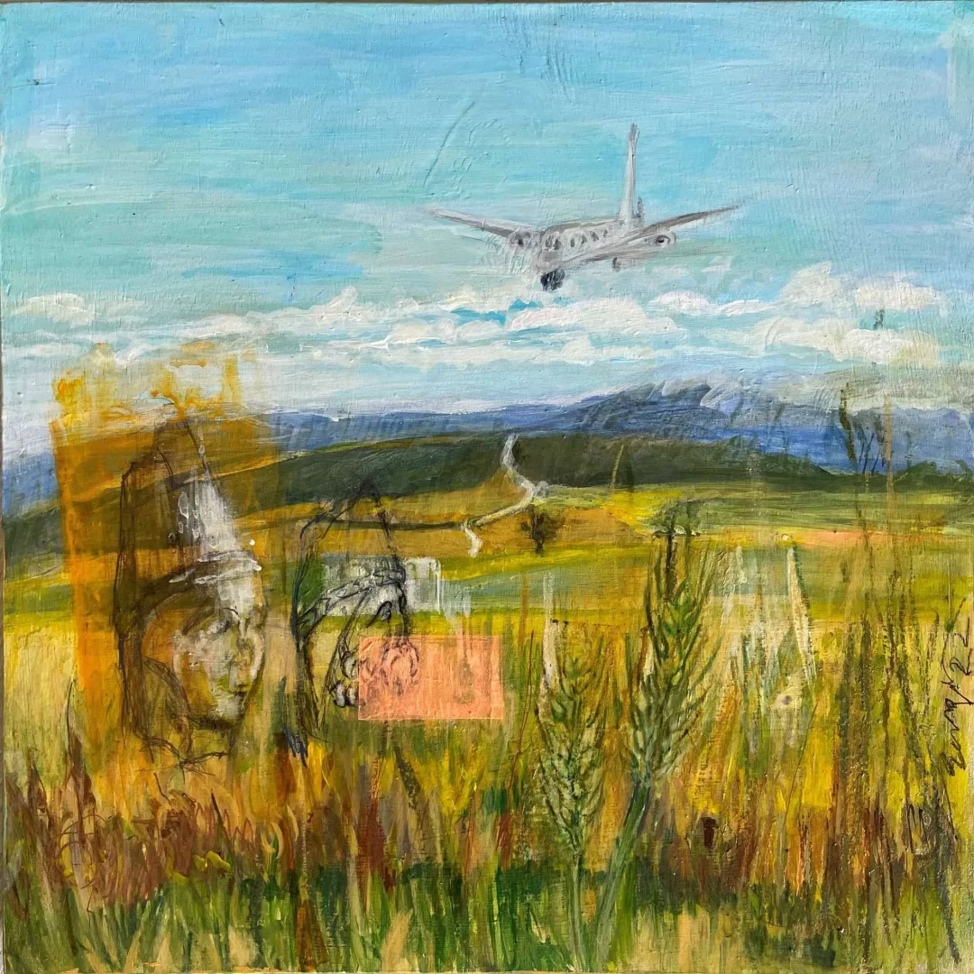 yakınlaştır "Şehir Günceleri-Nemrut" eseri BENGÜ BAHAR tarafından 2022 yılında 40x40 cm ölçülerinde Tuval üzeri yağlı boya tekniği ile yapılmıştır.