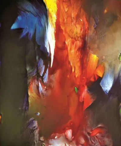 Bu eser SERDAR LEBLEBİCİ tarafından 2013 yılında 150x124 cm ölçülerinde Tuval üzeri yağlı boya tekniği ile yapılmıştır.