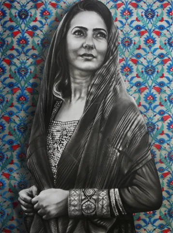 HASAN BASRİ İNAN — “Bir Ömürlük Misafir”, 2021 "Bir Ömürlük Misafir" eseri HASAN BASRİ İNAN tarafından 2021 yılında 150x110 cm ölçülerinde Tuval üzeri yağlı boya tekniği ile yapılmıştır.
