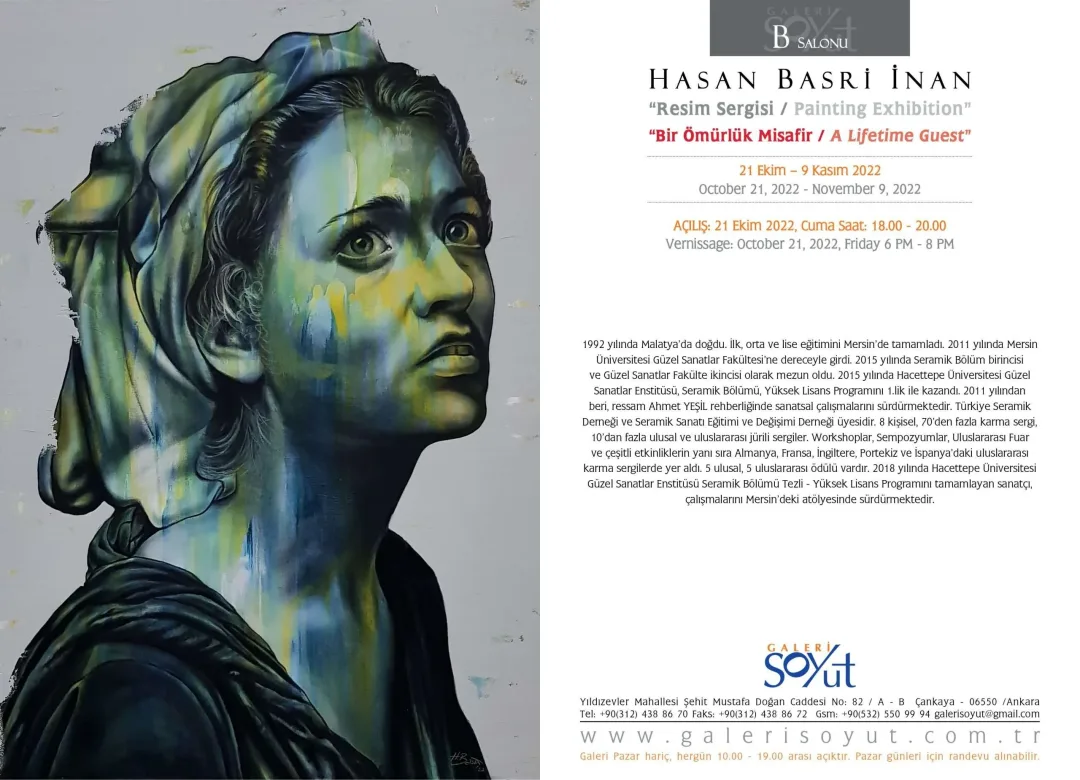 HASAN BASRİ İNAN — sergiden görünüm