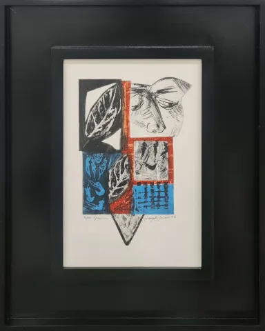 "İsimsiz" eseri HAYATİ MİSMAN tarafından 1999 yılında 33x22 cm ölçülerinde Gravür tekniği ile yapılmıştır.