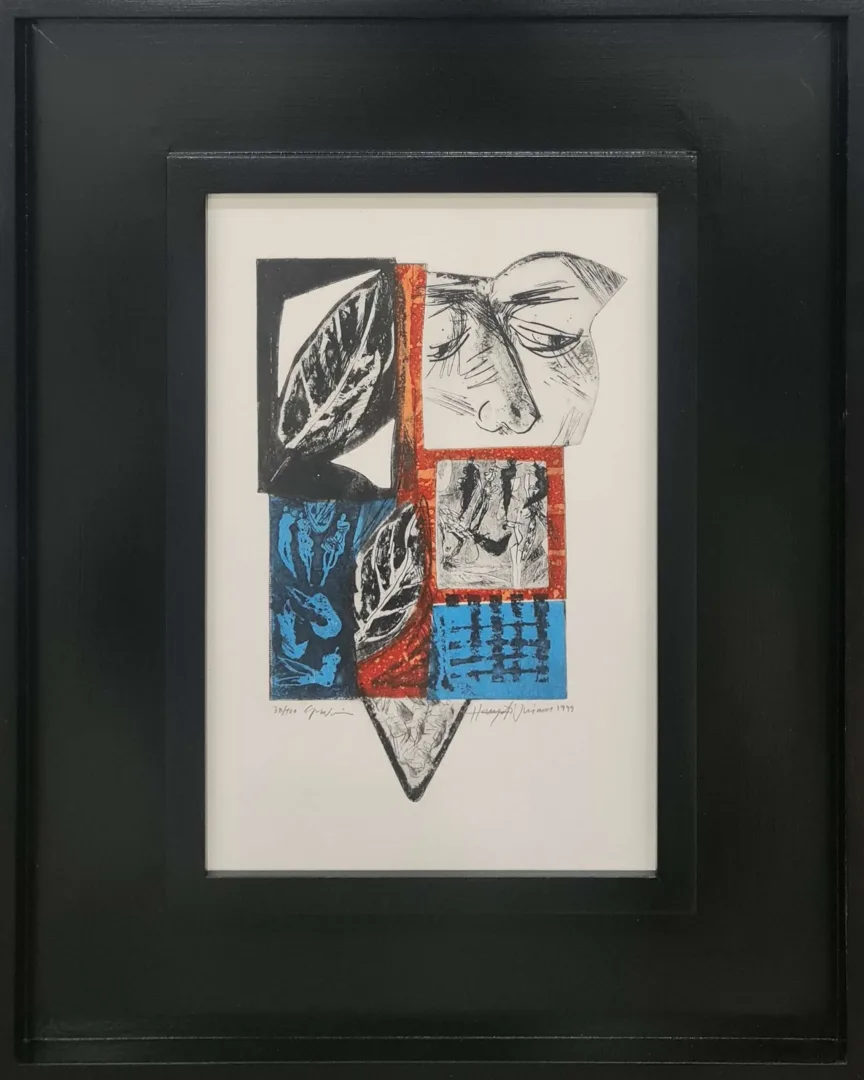 HAYATİ MİSMAN — “İsimsiz”, 1999 "İsimsiz" eseri HAYATİ MİSMAN tarafından 1999 yılında 33x22 cm ölçülerinde Gravür tekniği ile yapılmıştır.