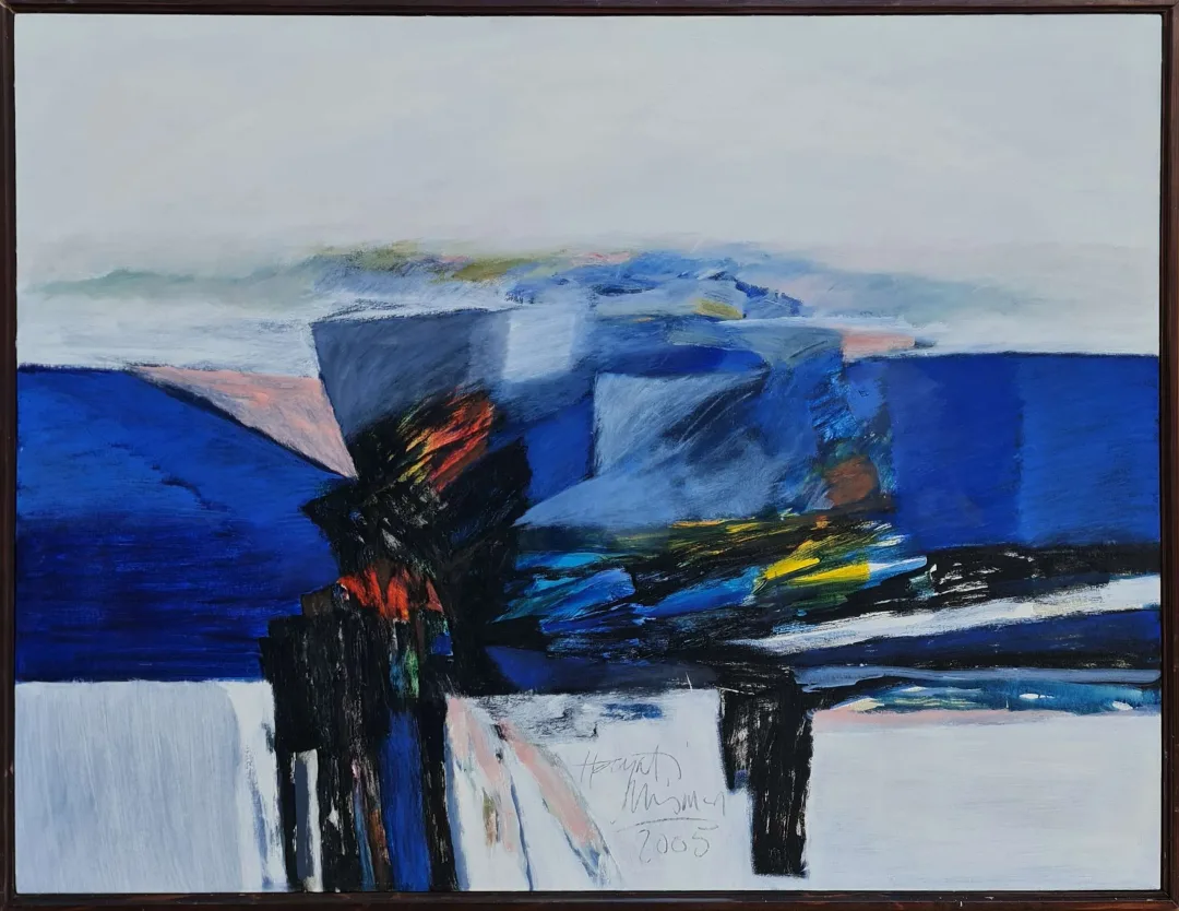 HAYATİ MİSMAN — “İsimsiz”, 2005 "İsimsiz" eseri HAYATİ MİSMAN tarafından 2005 yılında 100x130 cm ölçülerinde Tuval üzeri yağlı boya tekniği ile yapılmıştır.
