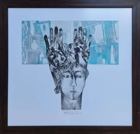 "İsimsiz" eseri HAYATİ MİSMAN tarafından 2015 yılında 66x69 cm ölçülerinde Gravür ..-50 tekniği ile yapılmıştır.
