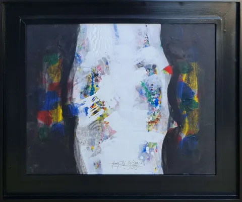 "İsimsiz" eseri HAYATİ MİSMAN tarafından 2016 yılında 50x60 cm ölçülerinde Kağıt üzeri yağlı boya tekniği ile yapılmıştır.