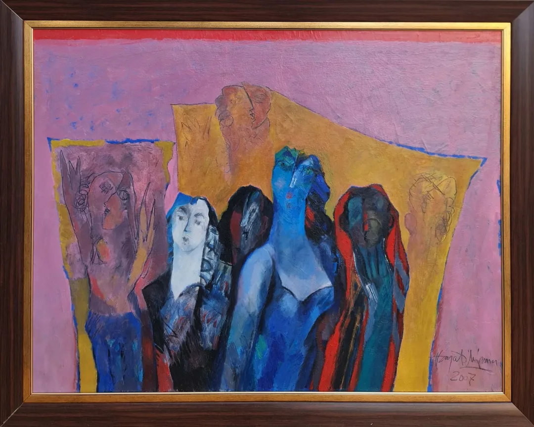 HAYATİ MİSMAN — “İsimsiz”, 2007 "İsimsiz" eseri HAYATİ MİSMAN tarafından 2007 yılında 100x130 cm ölçülerinde Tuval üzeri yağlı boya tekniği ile yapılmıştır.