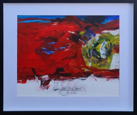 "İsimsiz" eseri HAYATİ MİSMAN tarafından 2015 yılında 46x58 cm ölçülerinde Kağıt üzeri yağlı boya tekniği ile yapılmıştır.