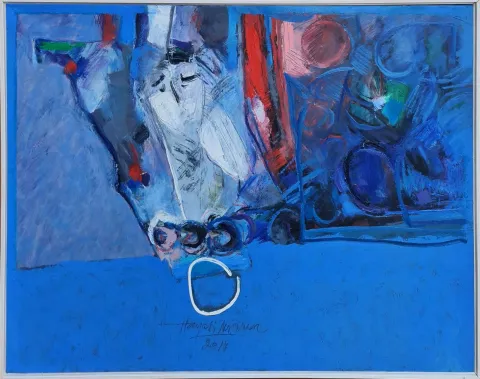 "İsimsiz" eseri HAYATİ MİSMAN tarafından 2014 yılında 83x103 cm ölçülerinde Tuval üzeri yağlı boya tekniği ile yapılmıştır.