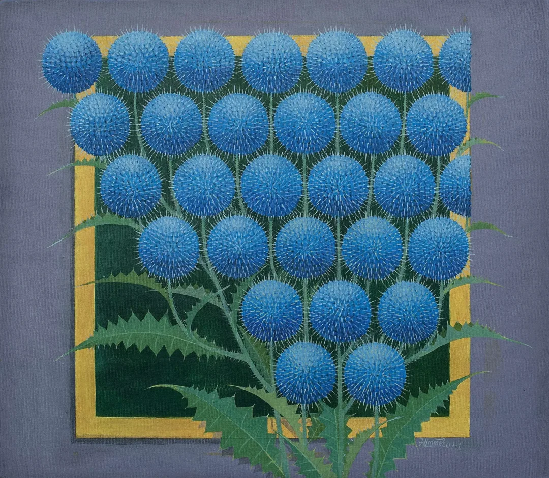“İsimsiz” "İsimsiz" eseri 60x70 cm ölçülerinde Tuval üzeri akrilik boya tekniği ile yapılmıştır.