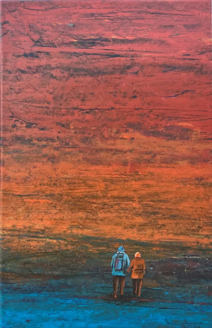 yakınlaştır "Rüya" eseri LÜTFÜ KAPLANOĞLU tarafından 2021 yılında 73x43 cm ölçülerinde Tuval üzeri akrilik boya tekniği ile yapılmıştır.