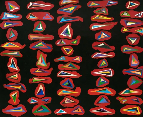 "Üzerlik" eseri MEHMET ALİ DOĞAN tarafından 2021 yılında 100x120 cm ölçülerinde Tuval üzeri akrilik boya tekniği ile yapılmıştır.