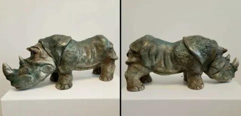 Bu eser MURAT TOLGA tarafından 2021 yılında 26x36x20 cm ölçülerinde 1040°C Seramik Heykel tekniği ile yapılmıştır.