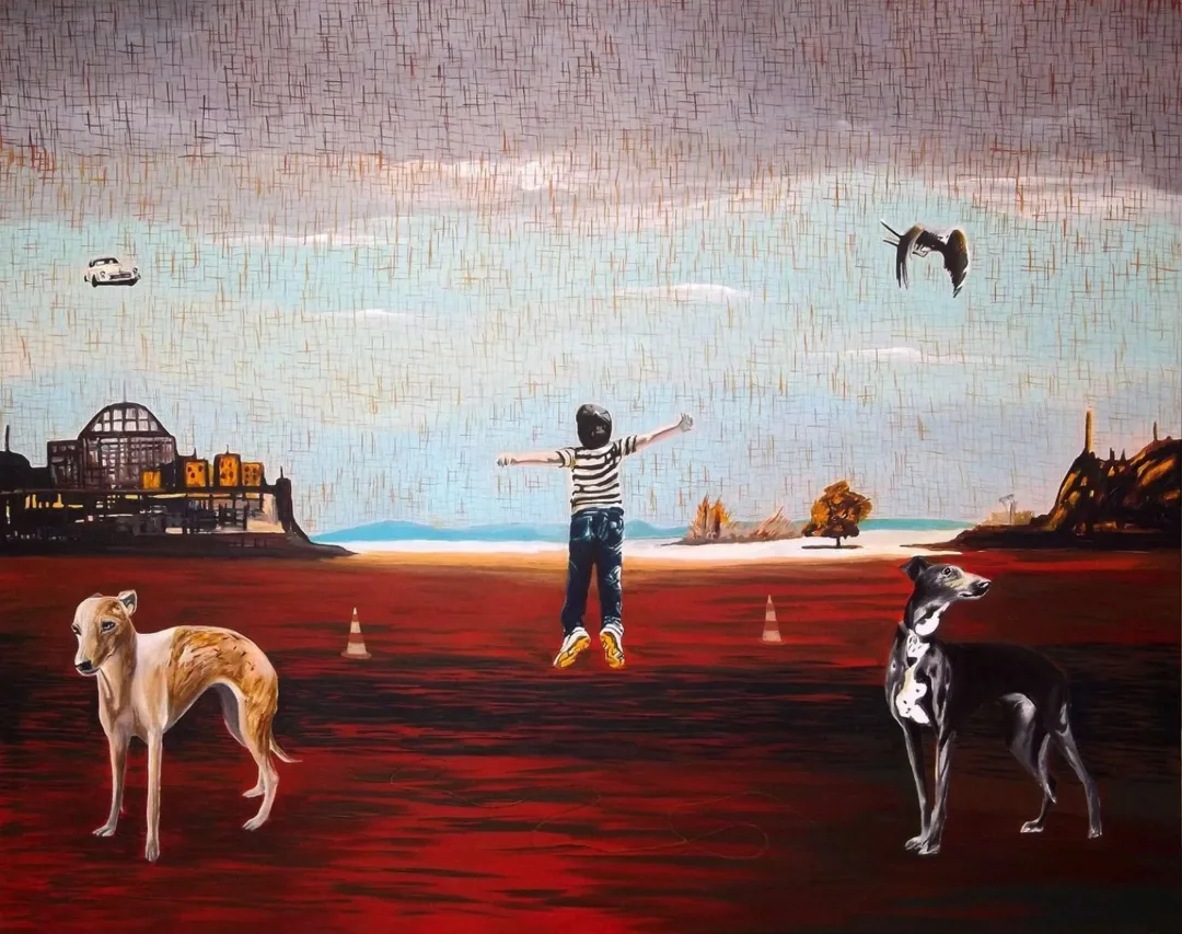 HAKAN ADA — “İsimsiz”, 2014 "İsimsiz" eseri HAKAN ADA tarafından 2014 yılında 150x190 cm ölçülerinde Tuval üzeri akrilik boya tekniği ile yapılmıştır.