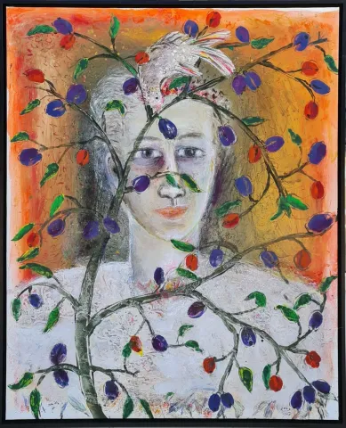 HANEFİ YETER — “İsimsiz”, 2009 "İsimsiz" eseri HANEFİ YETER tarafından 2009 yılında 150x125 cm ölçülerinde Tuval üzeri yağlı boya tekniği ile yapılmıştır.