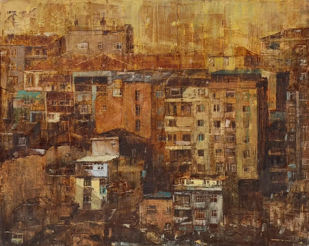 yakınlaştır "İsimsiz" eseri KADİR ABLAK tarafından 2012 yılında 80x100 cm ölçülerinde Tuval üzeri yağlı boya tekniği ile yapılmıştır.