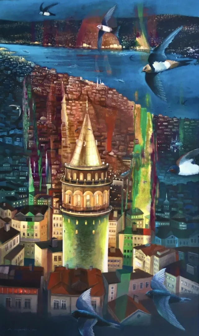 KADİR ŞİŞGİNOĞLU — “İsimsiz”, 2022 "İsimsiz" eseri KADİR ŞİŞGİNOĞLU tarafından 2022 yılında 150x90 cm ölçülerinde Tuval üzeri akrilik boya tekniği ile yapılmıştır.