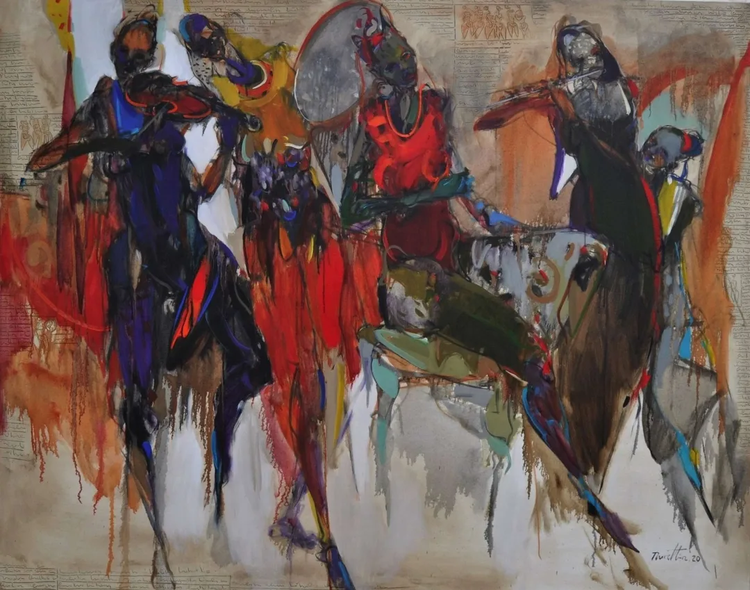 NURETTİN AKKAYA — “İsimsiz”, 2019 "İsimsiz" eseri NURETTİN AKKAYA tarafından 2019 yılında 140x180 cm ölçülerinde Tuval üzeri yağlı boya tekniği ile yapılmıştır.