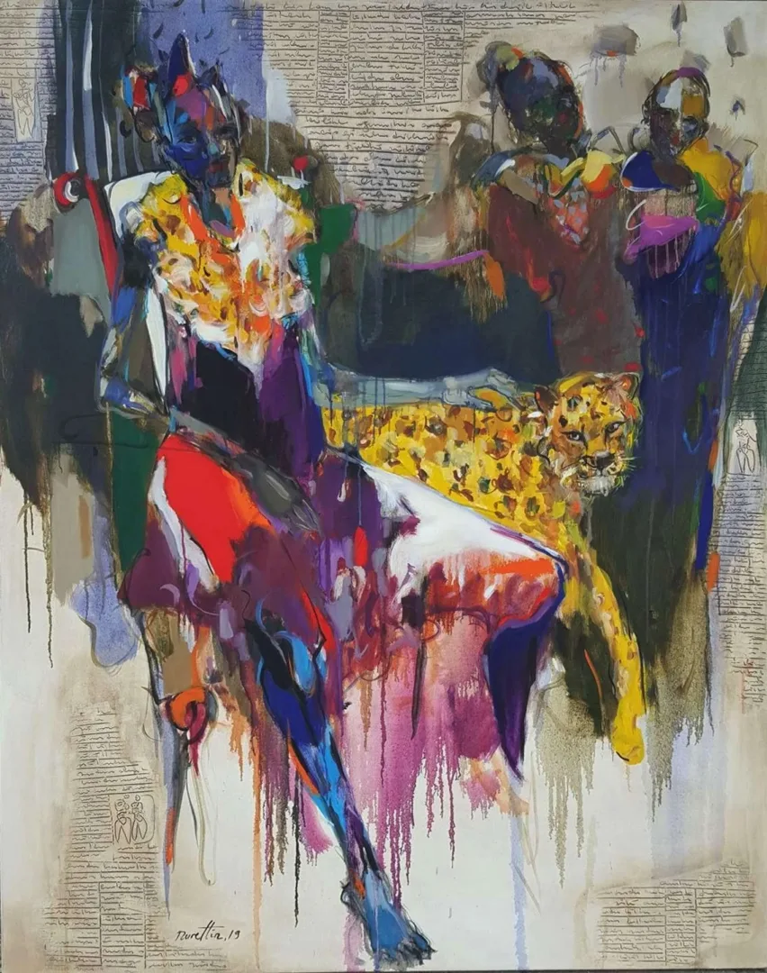 NURETTİN AKKAYA — “İsimsiz”, 2019 "İsimsiz" eseri NURETTİN AKKAYA tarafından 2019 yılında 150x120 cm ölçülerinde Tuval üzeri yağlı boya tekniği ile yapılmıştır.