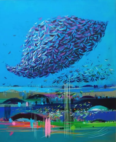 "İsimsiz" eseri TAMER BİLGİÇ tarafından 2013 yılında 100x80 cm ölçülerinde Tuval üzeri akrilik boya tekniği ile yapılmıştır.