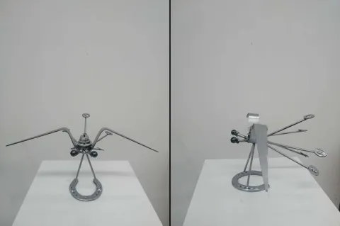 "Aylak Kuş Serisi" eseri DOĞAN KARAKILIÇ tarafından 2022 yılında 55x28x30 cm ölçülerinde Metal tekniği ile yapılmıştır.
