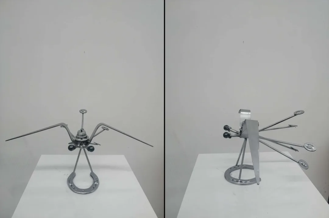 yakınlaştır "Aylak Kuş Serisi" eseri DOĞAN KARAKILIÇ tarafından 2022 yılında 55x28x30 cm ölçülerinde Metal tekniği ile yapılmıştır.