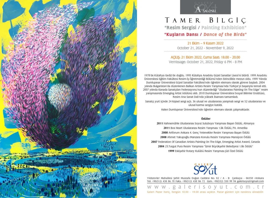 TAMER BİLGİÇ — sergiden görünüm