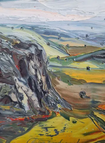 TOLGA BOZTOPRAK — “Untitled”, 2020 "İsimsiz" eseri TOLGA BOZTOPRAK tarafından 2020 yılında 25x20 cm ölçülerinde Tuval üzeri yağlı boya tekniği ile yapılmıştır.