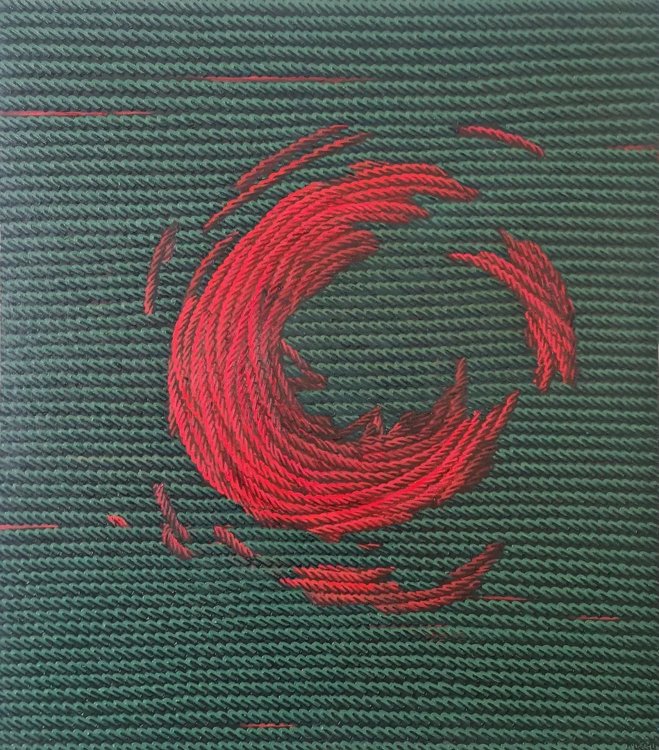 yakınlaştır "Kırılmalar" eseri AHMET YEŞİL tarafından 100x85 cm ölçülerinde Tuval üzeri yağlı boya tekniği ile yapılmıştır.