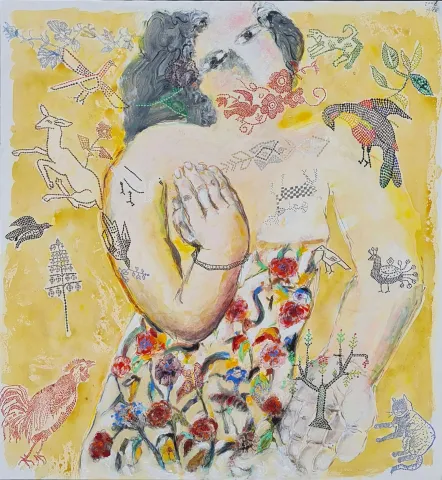 HANEFİ YETER — “İsimsiz”, 2006 "İsimsiz" eseri HANEFİ YETER tarafından 2006 yılında 154x143 cm ölçülerinde Tuval üzeri yağlı boya tekniği ile yapılmıştır.