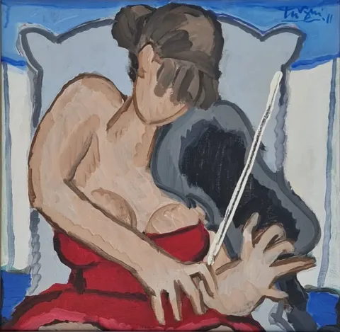 "İsimsiz" eseri ADNAN TURANİ tarafından 2011 yılında 40x40 cm ölçülerinde Tuval üzeri yağlı boya tekniği ile yapılmıştır.
