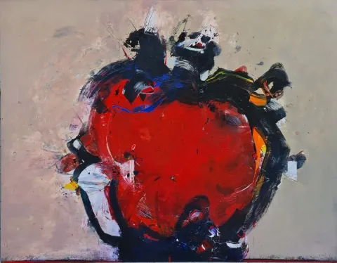 HABİP AYDOĞDU — “İsimsiz”, 2013 "İsimsiz" eseri HABİP AYDOĞDU tarafından 2013 yılında 146x196 cm ölçülerinde Tuval üzeri yağlı boya tekniği ile yapılmıştır.