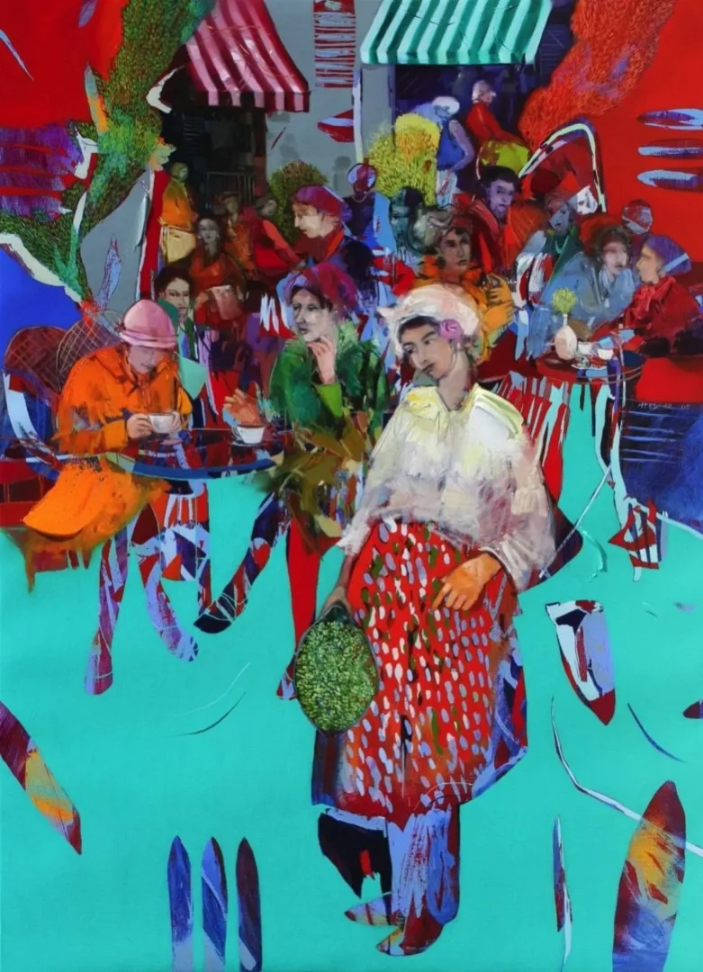 "İsimsiz" eseri HAKAN ESMER tarafından 2015 yılında 116x89 cm ölçülerinde Tuval üzeri yağlı boya tekniği ile yapılmıştır.