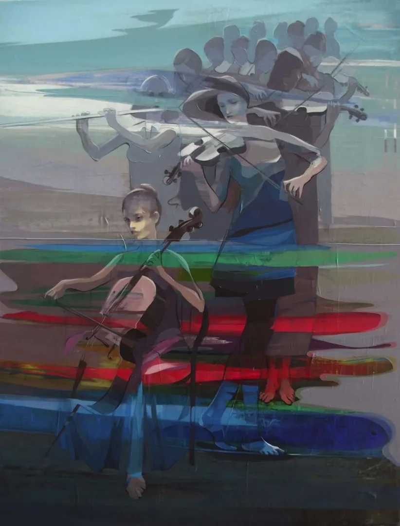 HAKAN ERASLAN — “Untitled”, 2016 "İsimsiz" eseri HAKAN ERASLAN tarafından 2016 yılında 120x90 cm ölçülerinde Tuval üzeri akrilik boya tekniği ile yapılmıştır.