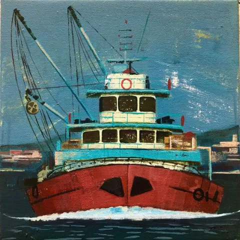 GÜRAY UYGUN — “isimsiz”, 2022 "isimsiz" eseri GÜRAY UYGUN tarafından 2022 yılında 25x25 cm ölçülerinde Tuval üzeri yağlı boya tekniği ile yapılmıştır.