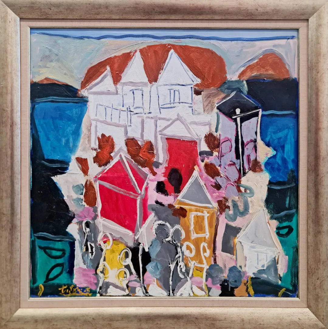 yakınlaştır "Marmaris Serisi" eseri ADNAN TURANİ tarafından 2005 yılında 70x70 cm ölçülerinde Tuval üzeri yağlı boya tekniği ile yapılmıştır.