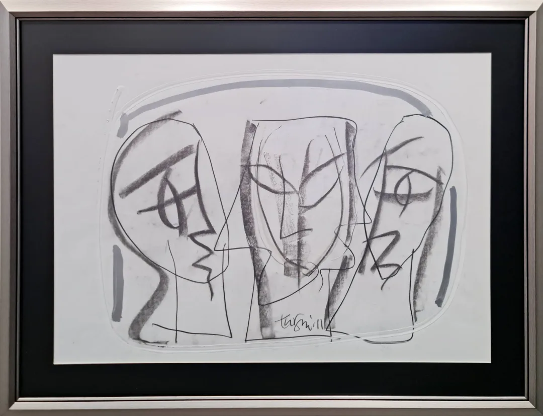 yakınlaştır "Trio" eseri ADNAN TURANİ tarafından 2011 yılında 50x70 cm ölçülerinde Kağıt üzeri karışık teknik tekniği ile yapılmıştır.