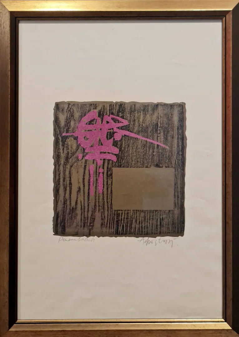 yakınlaştır "Soyut kompozisyon" eseri ADNAN TURANİ tarafından 1973 yılında 50x35 cm ölçülerinde Deneme Baskısı tekniği ile yapılmıştır.