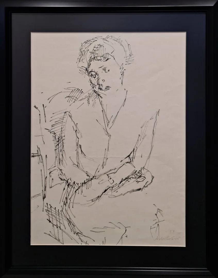 yakınlaştır "Oturan Kadın" eseri ADNAN TURANİ tarafından 1957 yılında 56x40 cm ölçülerinde Kağıt üzeri füzen tekniği ile yapılmıştır.