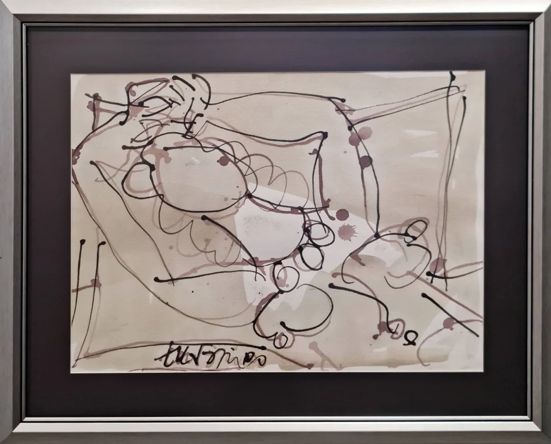 yakınlaştır "Aşıklar" eseri ADNAN TURANİ tarafından 2000 yılında 335x50 cm ölçülerinde Kağıt üzeri karışık teknik tekniği ile yapılmıştır.
