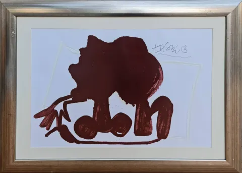 "Aşıklar" eseri ADNAN TURANİ tarafından 2013 yılında 50x70 cm ölçülerinde Kağıt üzeri karışık teknik tekniği ile yapılmıştır.