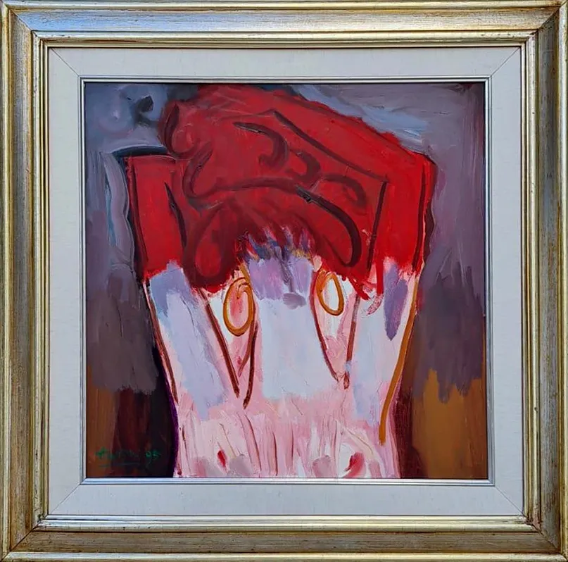 yakınlaştır "Figürlü Kompozisyon" eseri ADNAN TURANİ tarafından 1995 yılında 50x50 cm ölçülerinde Tuval üzeri yağlı boya tekniği ile yapılmıştır.